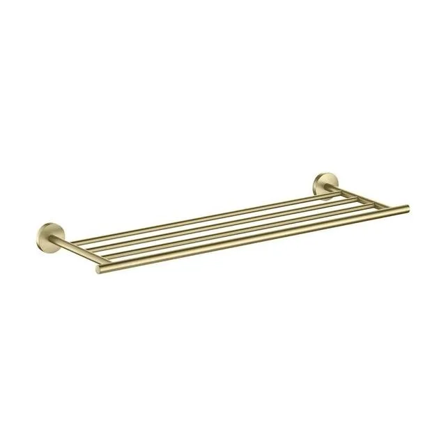 AQ4222BG ОБЕРОН полка для полотенец, шлиф. золото