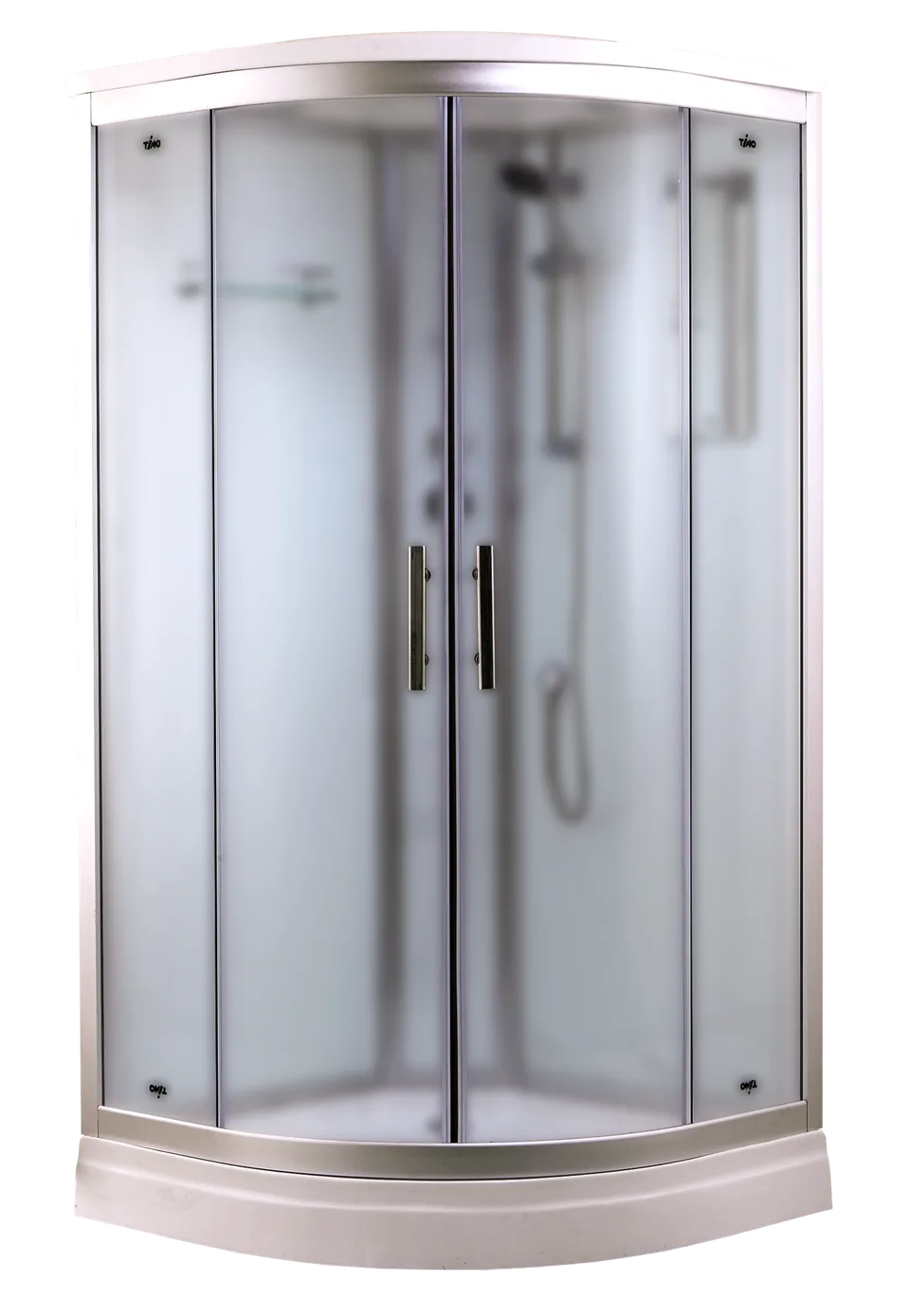 Timo Standart T-6601 Silver Fabric  душевая кабина (100*100*220)
