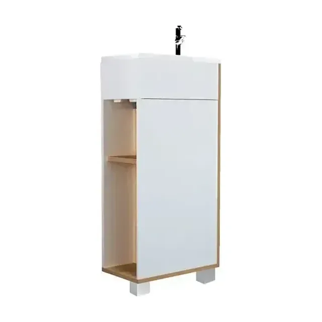 Тумба с раковиной 1Marka Лаура (Laura) 40Н дуб сонома правая