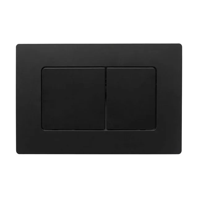 Кнопка смыва Veconi FLUSH V8, FLV8-B, 240х162х7, пластик, черный матовый