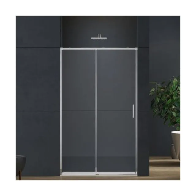 Душевая дверь Vincea Софт 2 (Soft 2) VDS-3SO2130CL 130х200 стекло прозрачное 6 мм профиль хром
