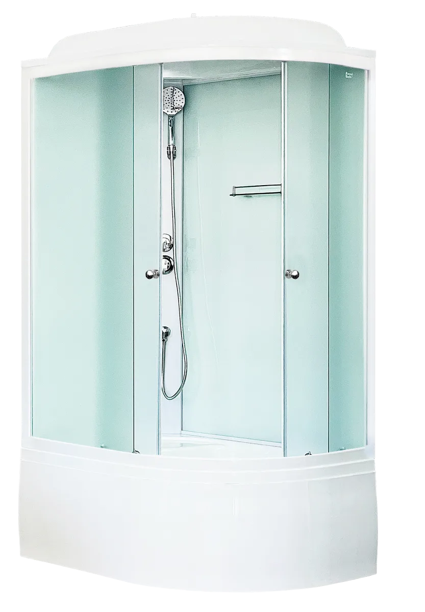 Душевая кабина RB 8120BK5-WC (белое/матовое) левая