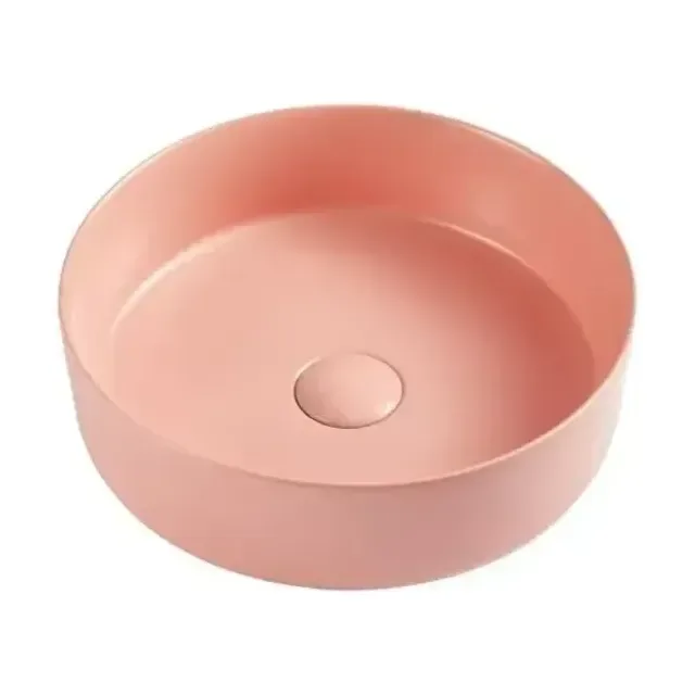 Накладная раковина DQ Матрица (Matrix) DT1391504 35,5*35,5 розовая