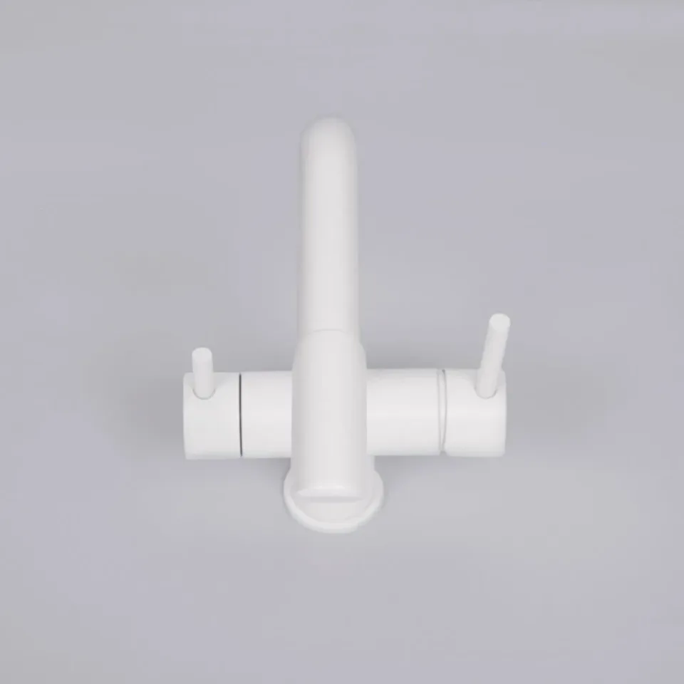 Смеситель WasserKRAFT A8357 для кухни под фильтр, белый Soft-touch
