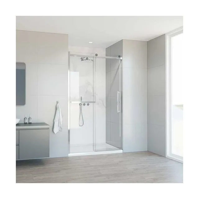 Душевая дверь Vincea Комо Софт (Como Soft) VDS-1CS120CL 120х195 стекло прозрачное 8 мм профиль хром