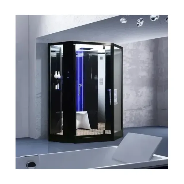 Душевая кабина Orans Diamond SR-89106S Black 130х130х220