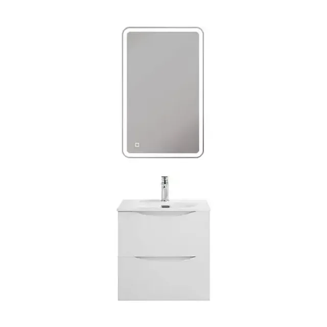 Комплект мебели BelBagno Марино-Кер-Мини (Marino-Cer-Mini) 50 белый матовый