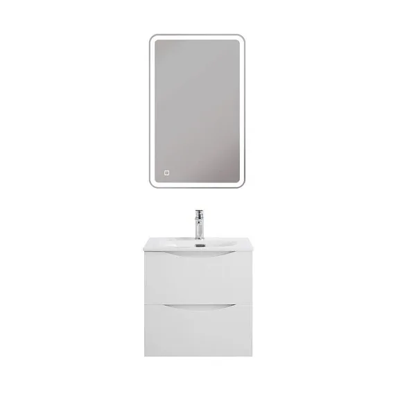 Комплект мебели BelBagno Марино-Кер-Мини (Marino-Cer-Mini) 50 белый матовый