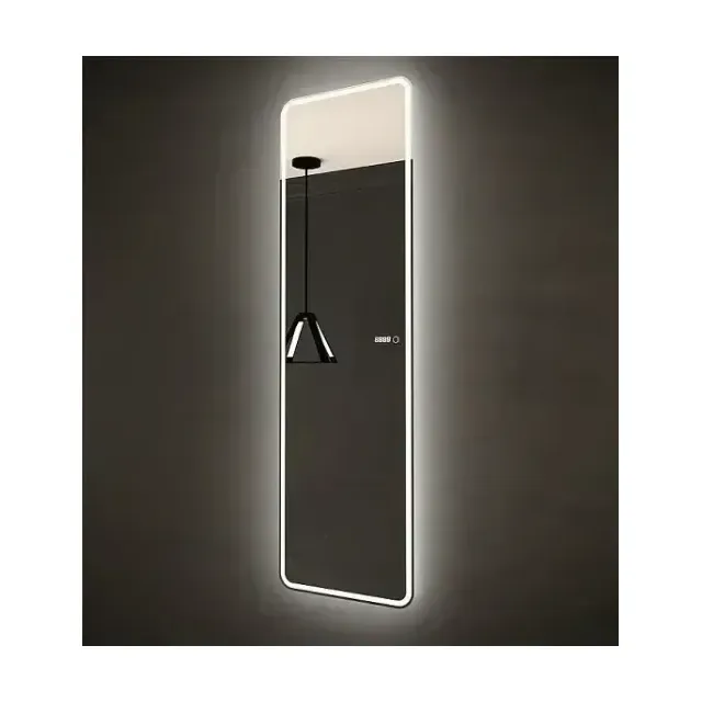 Зеркало с подсветкой и часами ART&MAX Терни Terni AM-Ter-450-1500-DS-F-T