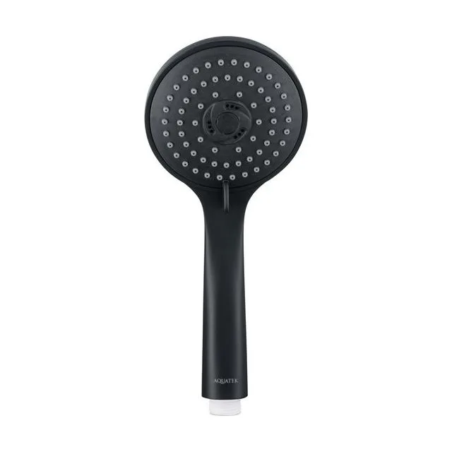 Ручной душ 3 режима AQUATEK, матовый черный AQ2003MB