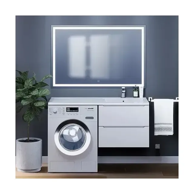 Комплект мебели Uperwood Tanos 120 белый под стиральную машину 2 ящика, подвесной R