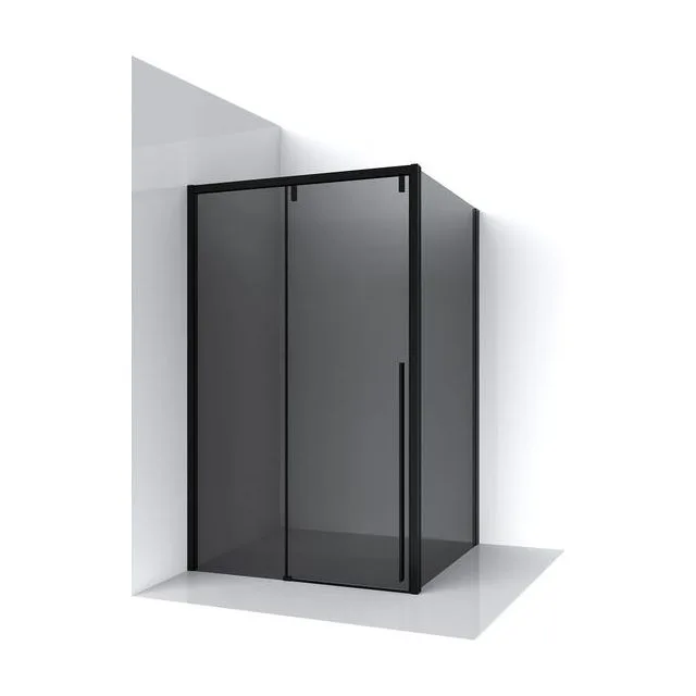 Душевое ограждение Ambassador Intense 110022201IBB-110IBB (120х110х200) прямоугольник,черный,стекло тонированное,раздвижная