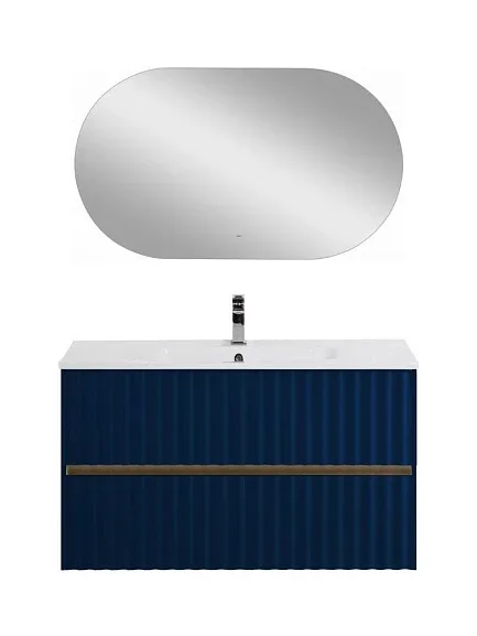 Комплект мебели Art&Max Элегант/Elegant 100 с LED подсветкой ручек сапфир