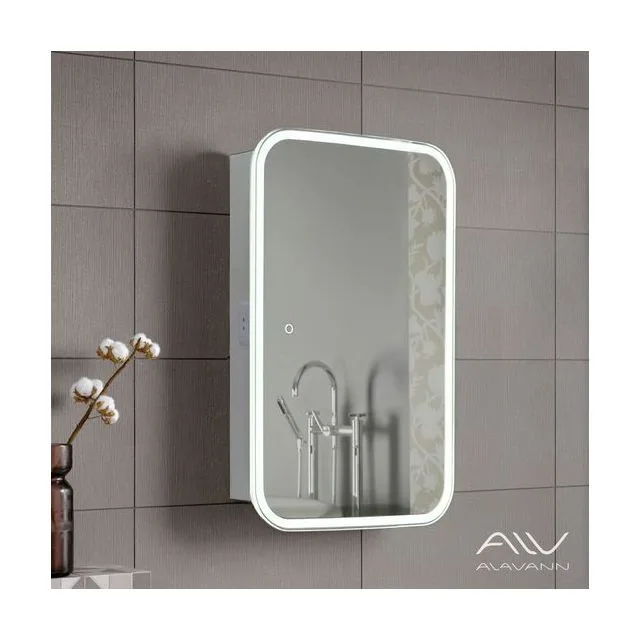 Зеркало-шкаф Alavann Lana 50 см СШН-57-0500-00 белый