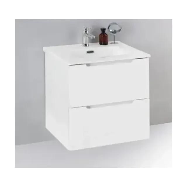 Тумба с раковиной BelBagno Этна (Etna) 39-500 белый глянец
