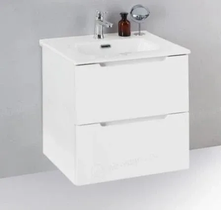 Тумба с раковиной BelBagno Этна (Etna) 39-500 белый глянец