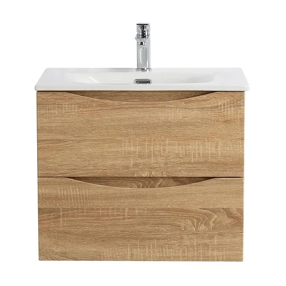 Тумба с раковиной BelBagno Marino-Cer-N 70 белый дуб