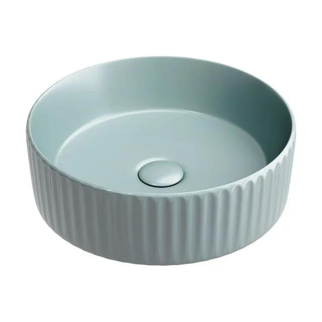 Раковина из сантехнического фарфора Ceramica Nova Элемент (Element) 36 см CN6057MLG накладная цвет зеленый матовый