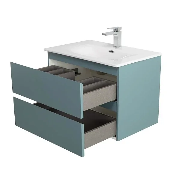 Комплект мебели BelBagno Крафт (Kraft) 60 голубой матовый (раковина BB-8099-60)