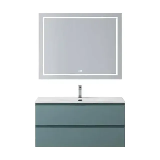 Комплект мебели BelBagno Крафт (Kraft) 100 голубой матовый (раковина BB-8099-100)