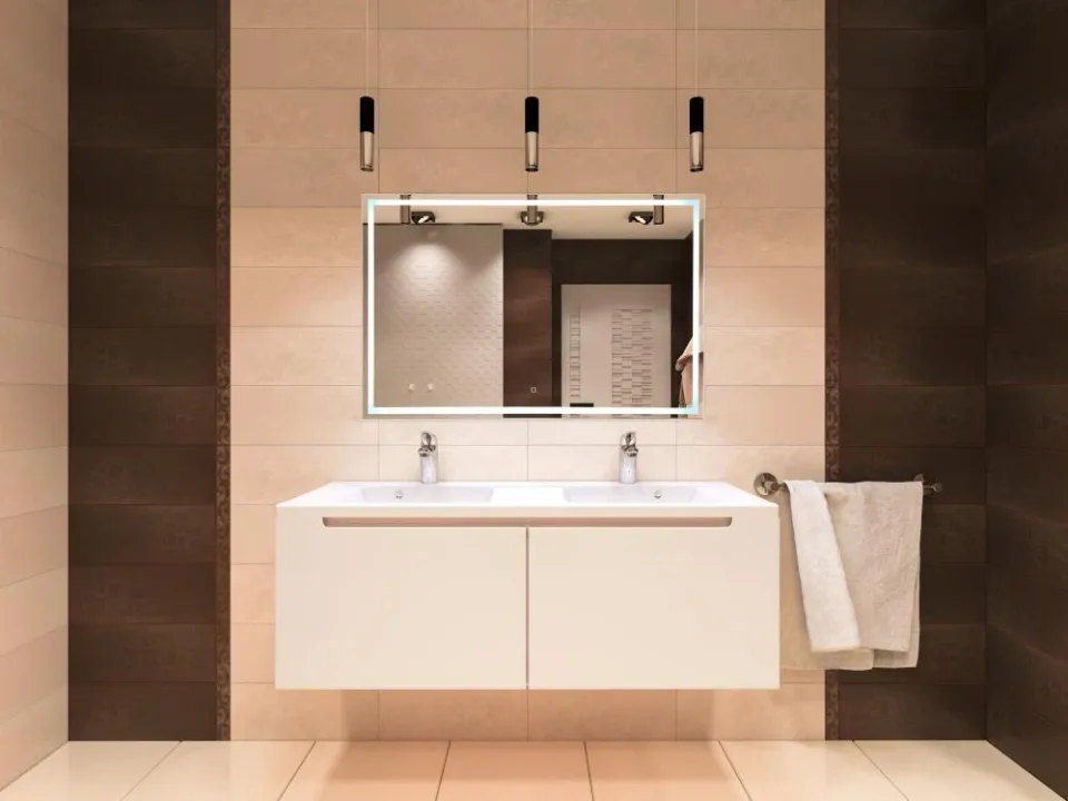 Зеркало Silver Mirrors Ливия 120*80 с Led-подсветкой сенсорный выключатель