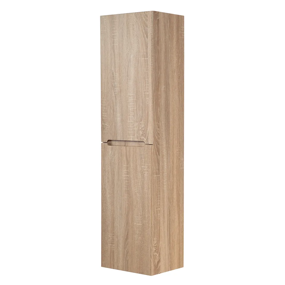 Шкаф подвесной BelBagno ETNA-1500-2A-SC-WO-P-L Rovere Bianco, левый