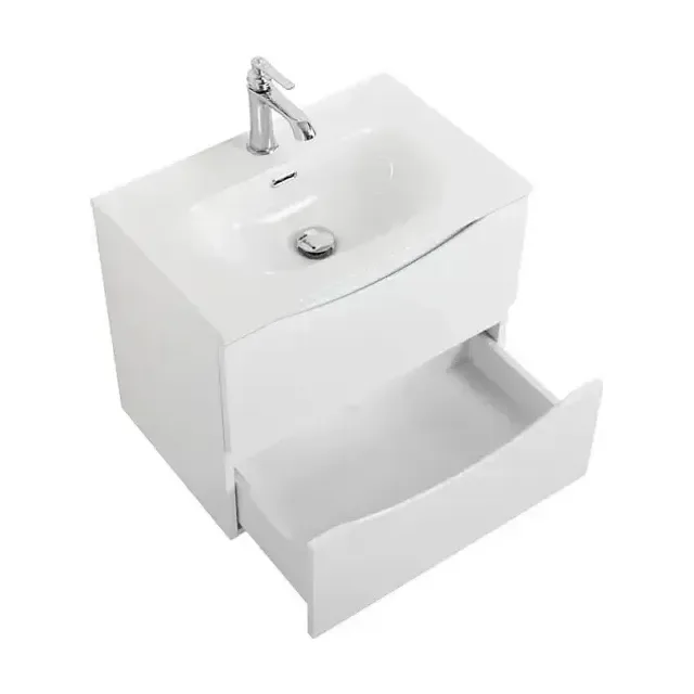 Комплект мебели BelBagno Марино-Кер-Мини (Marino-Cer-Mini) 60 белый глянец