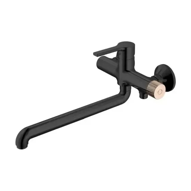 Смеситель Haiba HB22652-7 универсальный черный матовый