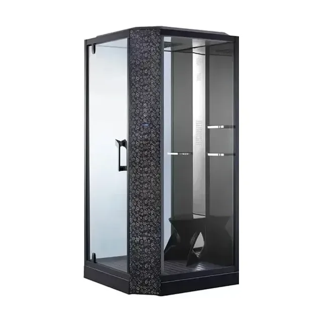 Душевая кабина Orans SR-89101LS Black 100х100х220 L