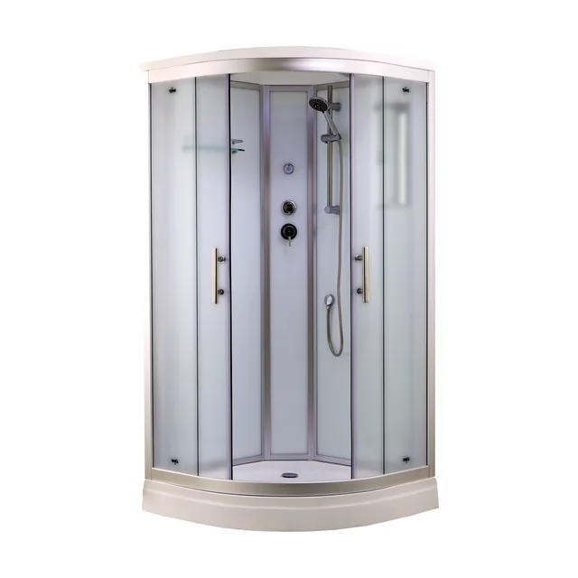 Timo Standart T-6601 Silver Fabric душевая кабина (100*100*220)