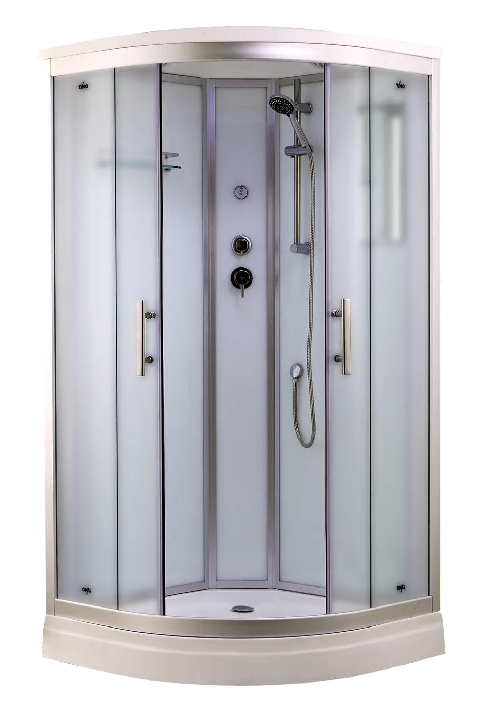 Timo Standart T-6601 Silver Fabric  душевая кабина (100*100*220)