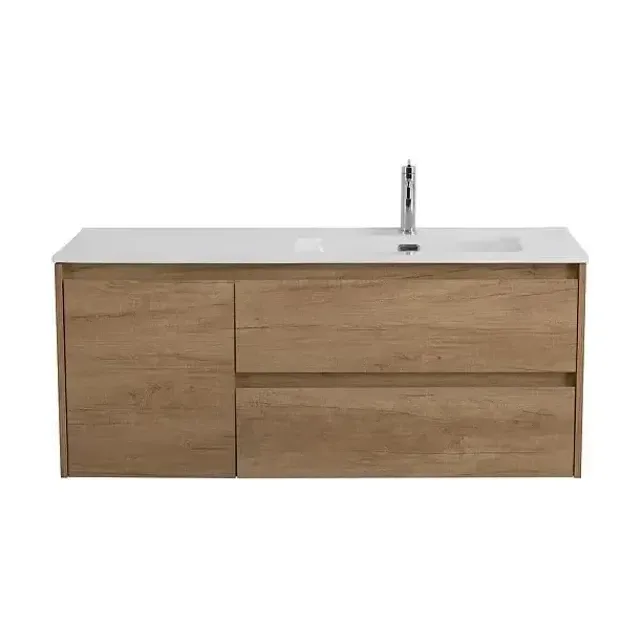 Тумба с раковиной BelBagno Крафт (Kraft) 120 натуральный дуб Небраска правая