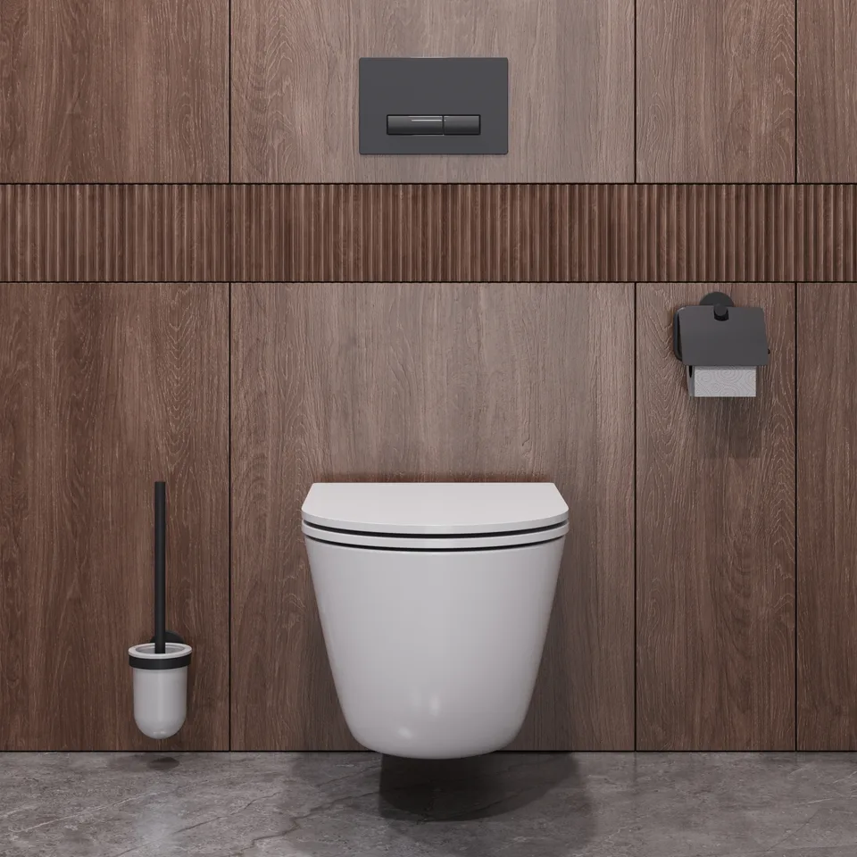 Унитаз подвесной безободковый с сиденьем CEZARES RELAX CZR-3806-53-TH-TOR/SC