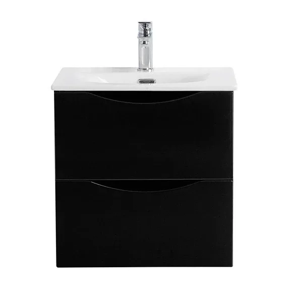 Тумба с раковиной BelBagno Marino-Cer-Mini 50 черный глянец