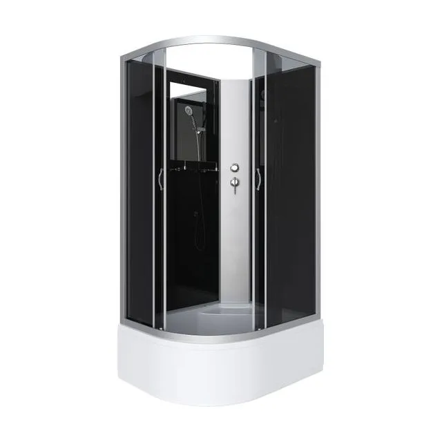 Душевая кабина Niagara Classic NG-2510-14RBK (120х80х200) высокий поддон(40см),стекло тонированное