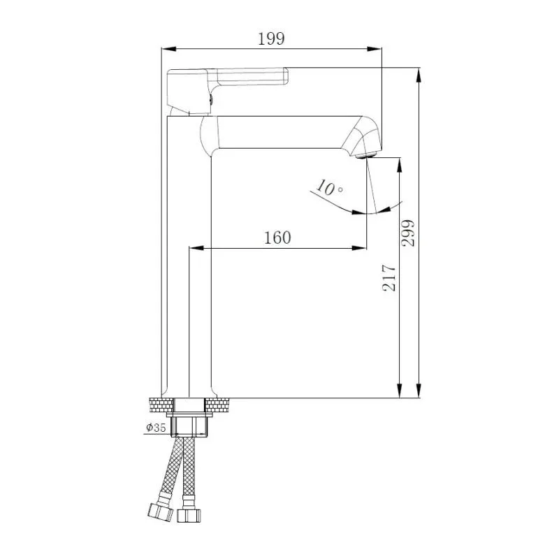 Смеситель Haiba HB11814 для раковины