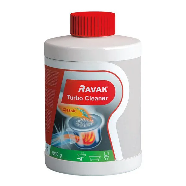 Средство для очистки сифонов Ravak Turbo Cleaner, 1000 г (X01105)