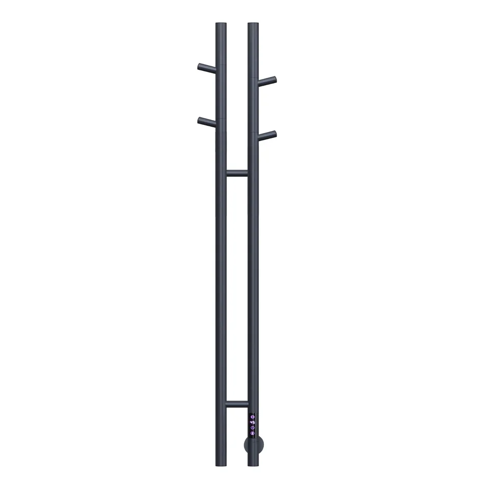 Полотенцесушитель электрический Vincea VTD-1D2GE 25х130, графит, таймер