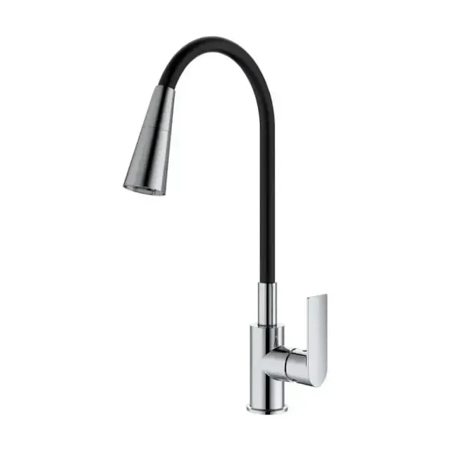 Смеситель Splenka S05.43 для кухни с гибким изливом хром