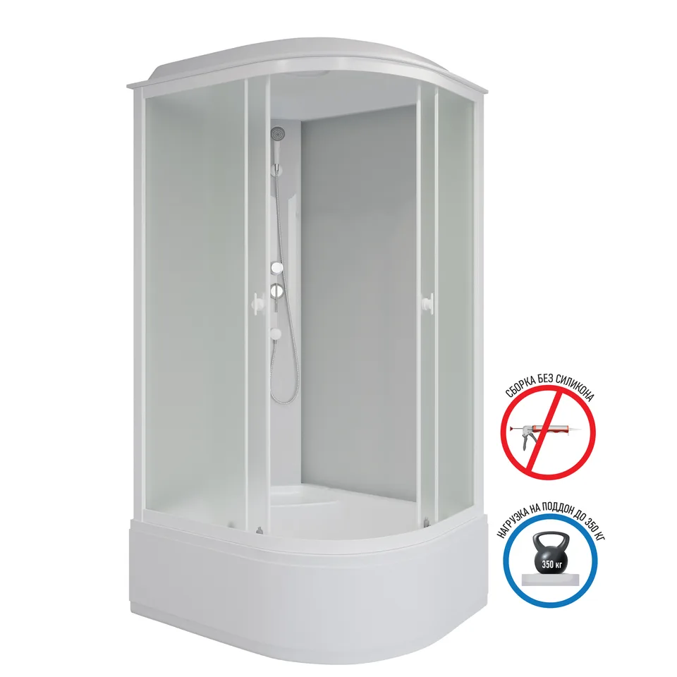 Душевая кабина Niagara Promo P100/80/40L/MT (100х80х215) 4 места