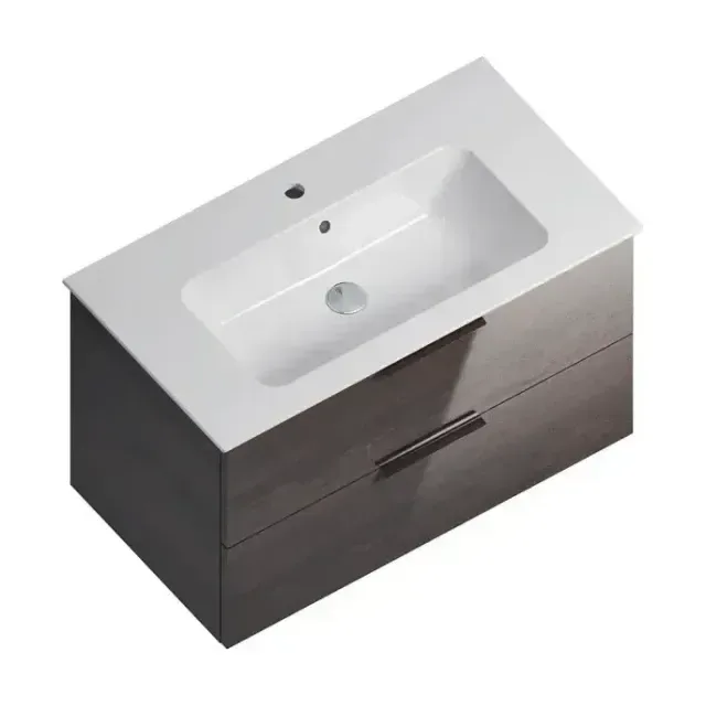 Тумба с раковиной Kerama Marazzi Piano 85 дымчатый вяз