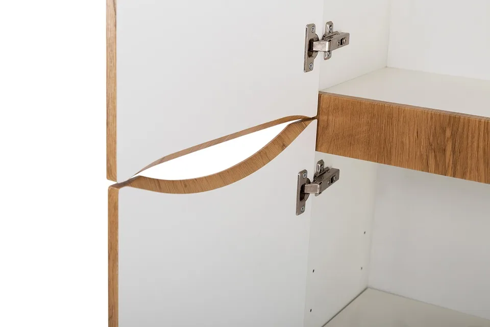 Шкаф подвесной BelBagno FLY-MARINO-1500-2A-SC-RN-P-L Rovere Nature, левый