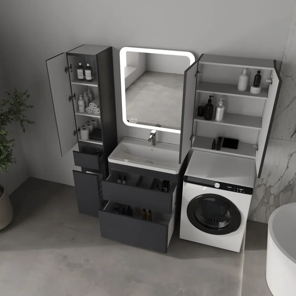 Шкаф Style Line Атлантика 60*80 графит