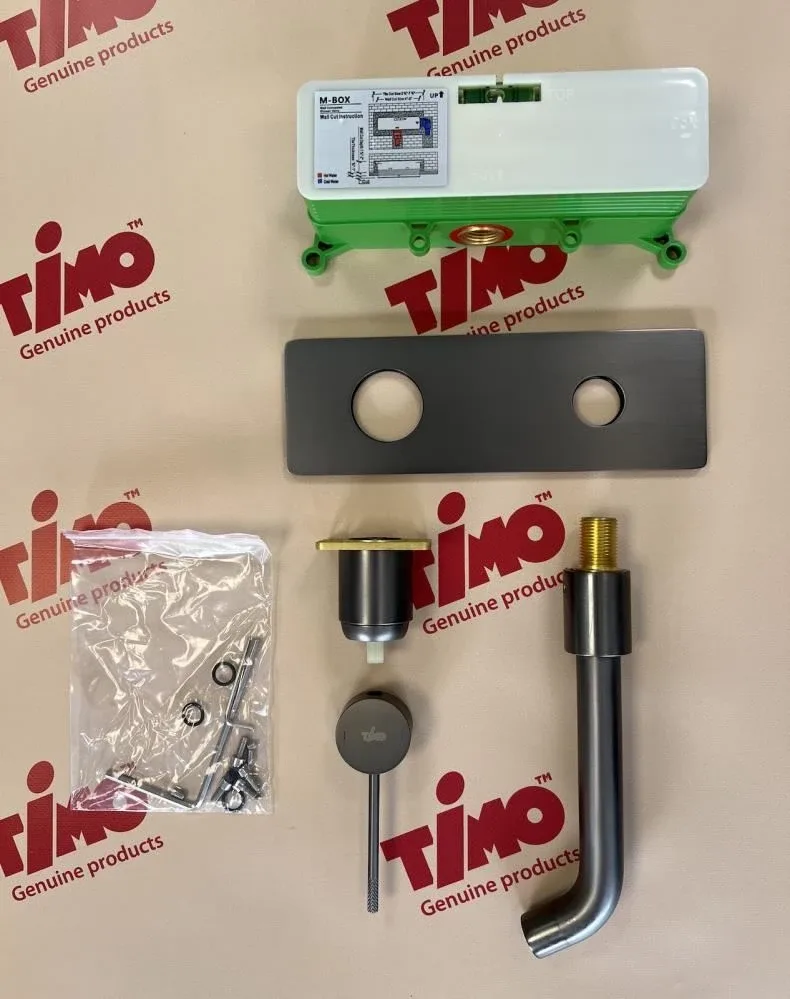 Смеситель Timo Saona 2371/18SM для раковины скрытый монтаж черное золото