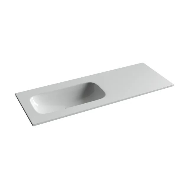 Раковина из сантехнического фарфора Ceramica Nova Грация (Grace) 120 см CN7020wx накладная цвет белый