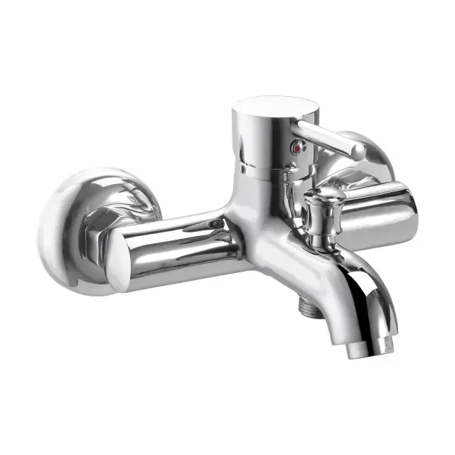 Смеситель для ванны с коротким изливом AZARIO TASCO, хром (AZ-15160511)