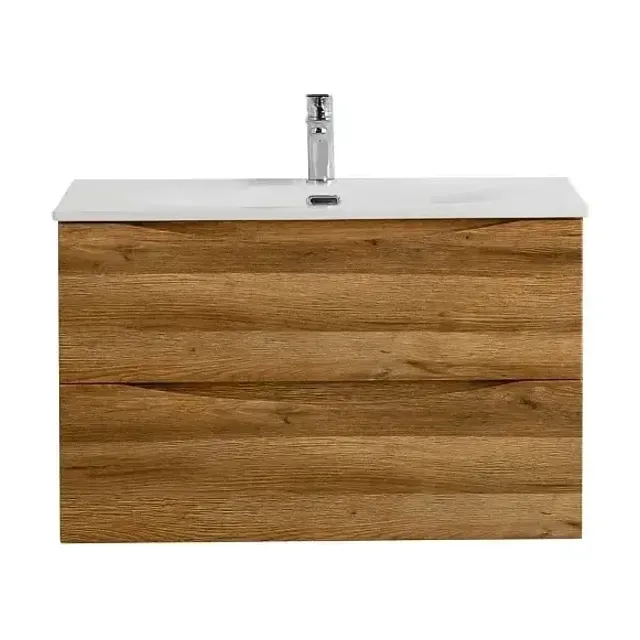 Тумба с раковиной BelBagno Marino-Cer-N 90 дуб рустик