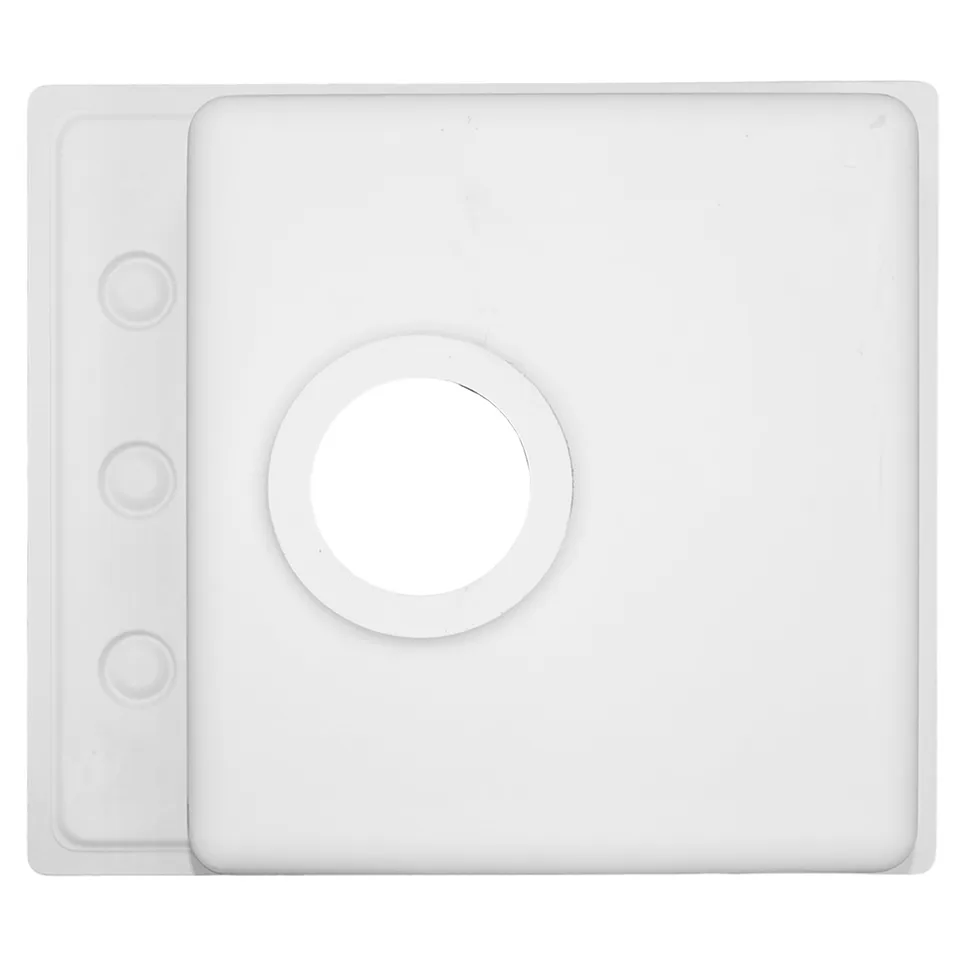 Кухонная мойка AZARIO Milas 480х420х197 кварцевая, прямоугольная, сифон в комплекте, цвет Белый (CS00097665)