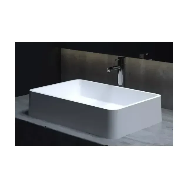 Накладная раковина Salini Gloria 07 S-Stone 59,5*39,5 белая матовая