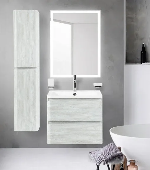 Тумба с раковиной BelBagno Албано (Albano) 70 белый винтажный дуб